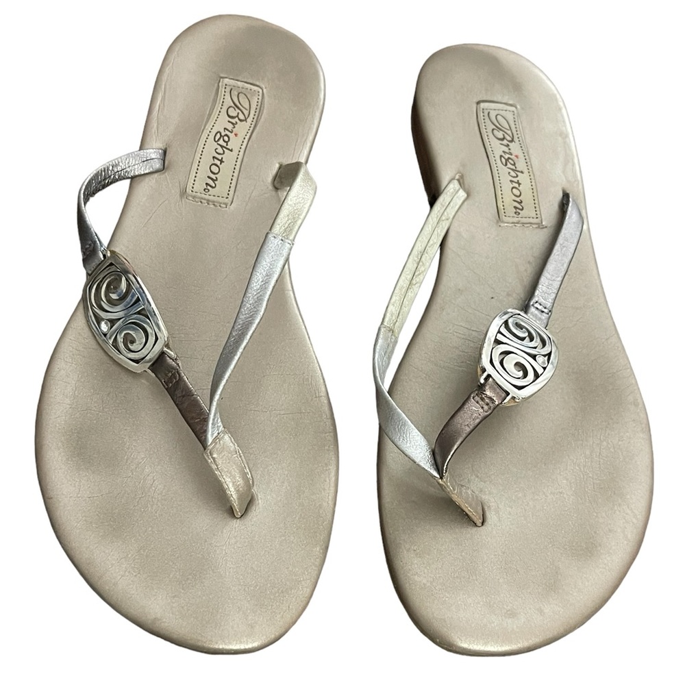 Brighton Classic Minimalist Grannycore Sandals ART size 6 M made in Brazil